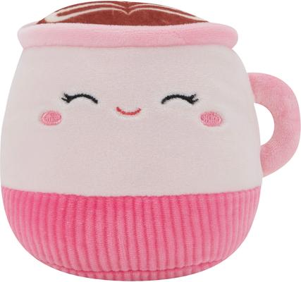 Show full view: Squishmallows Cafe Emery & Deja Squeaky Plush Dog Toy, 3.5-in, 2 count slide 2 of 5