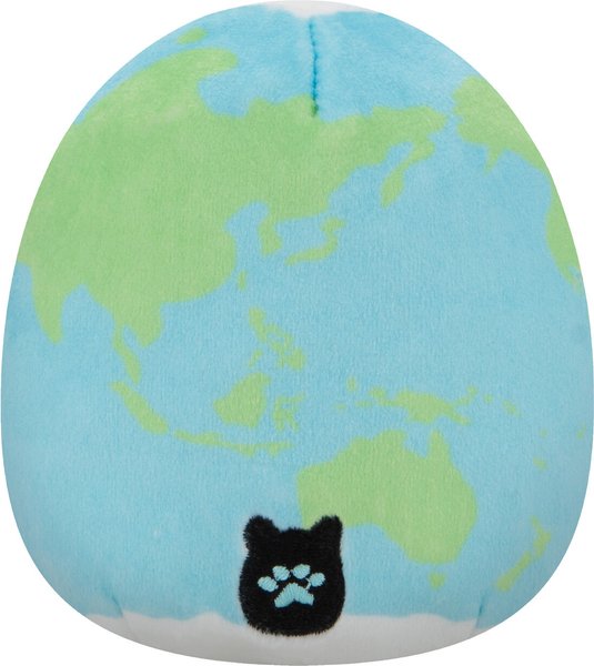 Squishmallows Plants Kervena & Afiyah Squeaky Plush Dog Toy, 3.5-in, 2 count