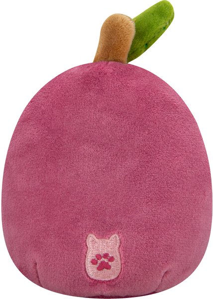 Show full view: Squishmallows Fruit Cherry & Celia Squeaky Plush Dog Toy, 3.5-in, 2 count slide 3 of 6