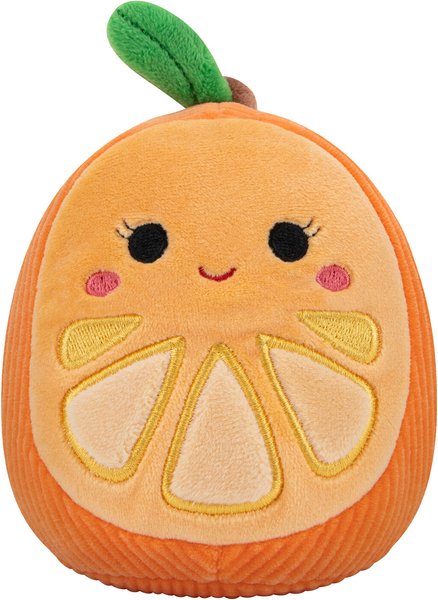 Show full view: Squishmallows Fruit Cherry & Celia Squeaky Plush Dog Toy, 3.5-in, 2 count slide 4 of 6