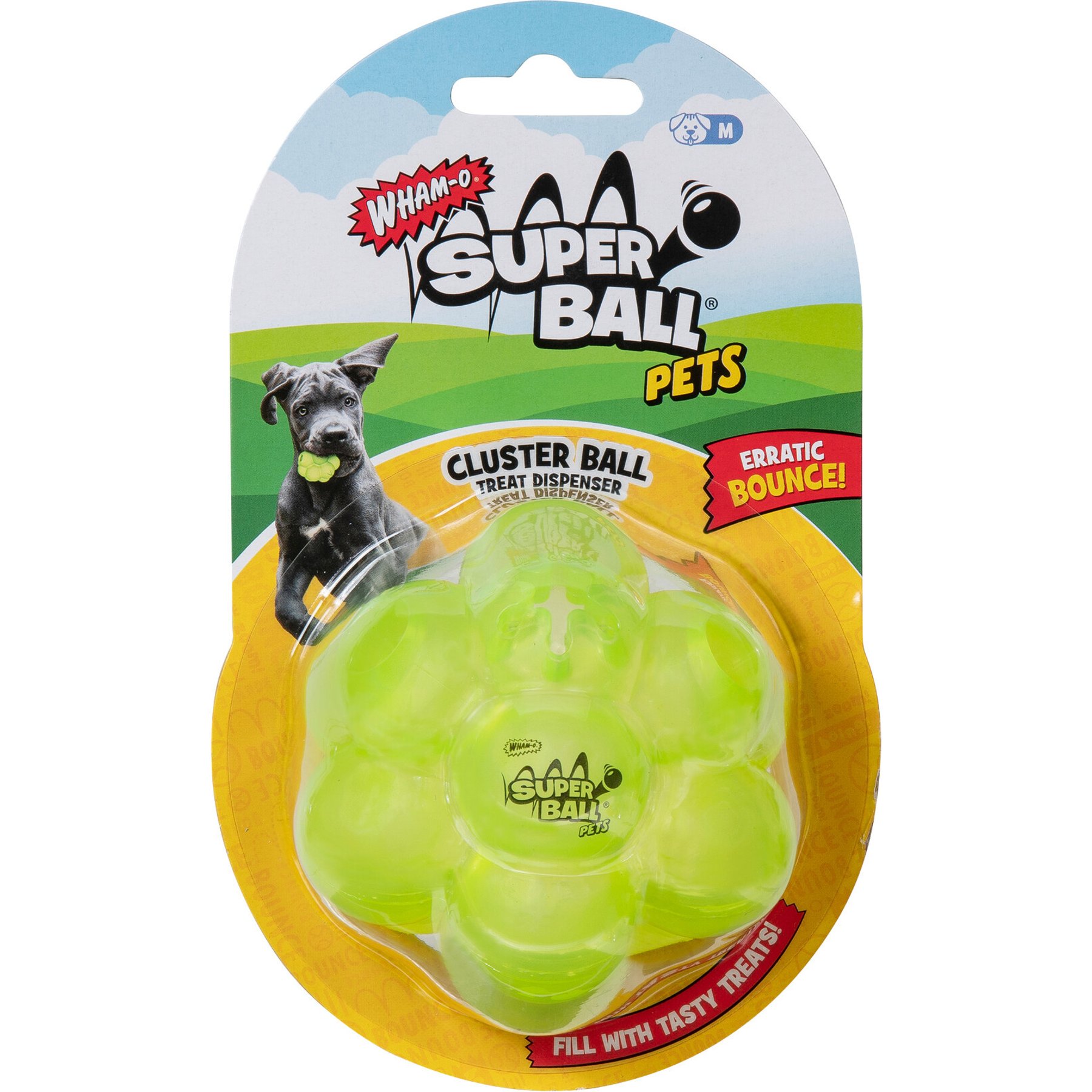 Wham-O Cluster Ball Dog Treat Dispenser Toy, 3.5-in