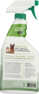 Show full view: Citrus Magic Pet Odor Eliminator Fragrance-Free Pet Deodorizer Spray, 22-fl oz bottle, case of 3 slide 2 of 4