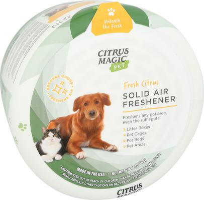 Show full view: Citrus Magic Fresh Citrus Pet Odor Absorbing Solid Air Freshener, 20-oz, case of 2 slide 3 of 3