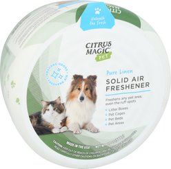 Citrus Magic Pure Linen Pet Odor Absorbing Solid Air Freshener, 20-oz, case of 2 slide 2 of 3
