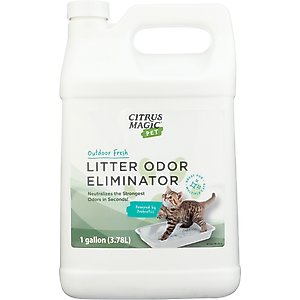 Citrus Magic Pet Probiotic Outdoor Fresh Cat Litter Odor Eliminator, 1-gal