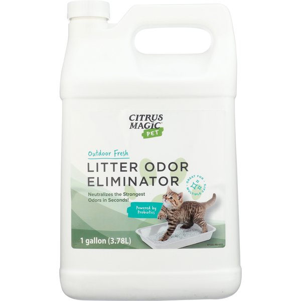 Citrus Magic Pet Probiotic Outdoor Fresh Cat Litter Odor Eliminator