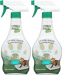 Citrus Magic Pet Probiotic Outdoor Fresh Cat Litter Odor Eliminator, 16-fl oz, case of 2