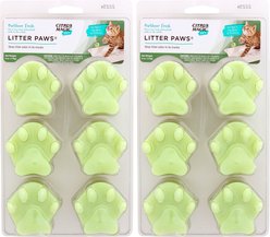 Citrus Magic Litter Paws Outdoor Fresh Cat Litter Deodorizer, 6 count, case of 2