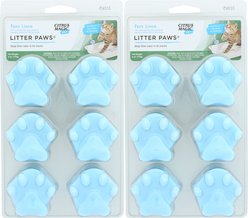 Citrus Magic Litter Paws Fresh Linen Cat Litter Deodorizer, 6 count, case of 2