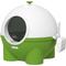 Show in main carousel: PawHut Hooded Cat Litter Box with Lid & Scoop, Dark Green, 20.9-in slide 1 of 9