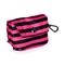 Show in main carousel: JEJOU DOG Neon Pink Stripes Walk Set Dog Collar & Leash, Neon Pink, Medium slide 5 of 6