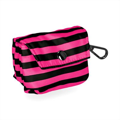 Show full view: JEJOU DOG Neon Pink Stripes Walk Set Dog Collar & Leash, Neon Pink, Medium slide 5 of 6