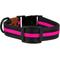 Show in main carousel: JEJOU DOG Neon Pink Stripes Walk Set Dog Collar & Leash, Neon Pink, Medium slide 3 of 6