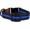 Show in main carousel: JEJOU DOG Neon Blue Stripes Walk Set Dog Collar & Leash, Neon Blue, Medium slide 3 of 6