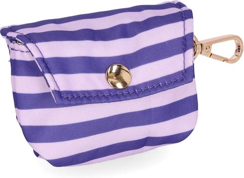 Show full view: JEJOU DOG Purple Stripes Walk Set Dog Collar & Leash, Purple, Small slide 5 of 6