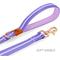 Show in main carousel: JEJOU DOG Purple Stripes Walk Set Dog Collar & Leash, Purple, Small slide 4 of 6