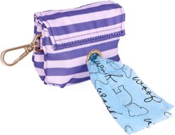 JEJOU DOG Purple Stripes Walk Set Dog Collar & Leash, Purple, Small slide 2 of 6