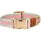 Show in main carousel: JEJOU DOG Pink Stripes Walk Set Dog Collar & Leash, Pink, Small slide 2 of 6