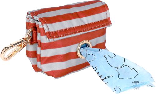 Show full view: JEJOU DOG Burgundy Stripes Walk Set Dog Collar & Leash, Burgundy, Medium slide 6 of 6