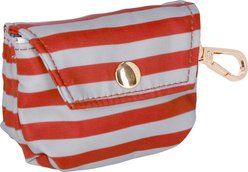 JEJOU DOG Burgundy Stripes Walk Set Dog Collar & Leash, Burgundy, Small slide 2 of 6