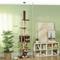 Show in main carousel: PawHut 89 to 104-in Adjustable Height Plush Floor-to-Ceiling Cat Tree & Condo, Brown slide 3 of 9
