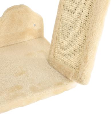 Show full view: PawHut Scratching Post, Perches & Ladder Wall Mounted Cat Wall Shelves, Beige slide 9 of 9
