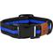 Show in main carousel: JEJOU DOG Neon Blue Stripes Walk Set Dog Collar & Leash, Neon Blue, Medium slide 2 of 6