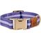 Show in main carousel: JEJOU DOG Purple Stripes Walk Set Dog Collar & Leash, Purple, Small slide 2 of 6