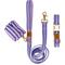 Show in main carousel: JEJOU DOG Purple Stripes Walk Set Dog Collar & Leash, Purple, Small slide 1 of 6