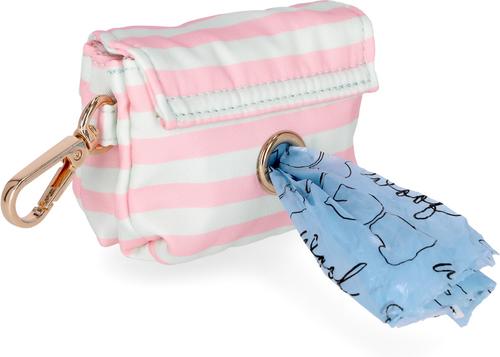 Show full view: JEJOU DOG Pink Stripes Walk Set Dog Collar & Leash, Pink, Small slide 6 of 6