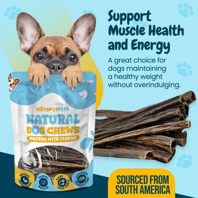 Show full view: HOTSPOT PETS 12-in Beef Gullet Sticks Dog Treats, 50 count slide 7 of 10