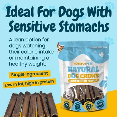 Show full view: HOTSPOT PETS 6-in Beef Gullet Sticks Dog Treats, 12 count slide 7 of 10