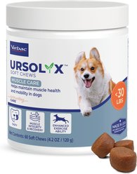 Virbac URSOLYX Soft Chew Supplement for Small Breed Dogs, 60 count