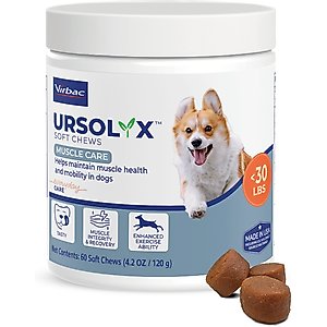 Virbac URSOLYX Soft Chew Supplement for Small Breed Dogs, 60 count