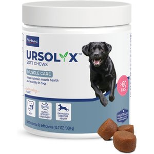 Virbac URSOLYX Soft Chew Supplement for Large Breed Dogs, 60 count
