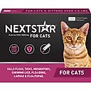 NextStar Fast Acting Cat Flea & Tick Treatment, 6 doses