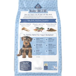 Blue Buffalo Baby Blue Healthy Growth Formula Natural Chicken & Brown Rice Recipe Puppy Dry Food, 4-lb bag