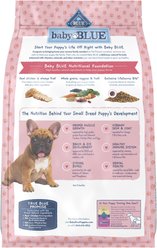 Blue Buffalo Baby Blue Healthy Small Breed Growth Formula Natural Chicken & Oatmeal Rice Recipe Puppy Dry Food, 8-lb bundle slide 2 of 9