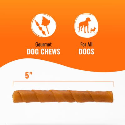 Show full view: Good 'n' Fun Stuffed Twists with Chicken Liver & Pork Dog Treat Chew, 6 count slide 6 of 9