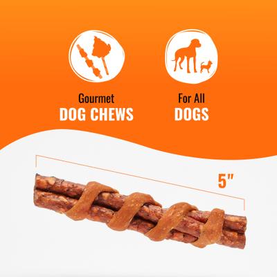 Show full view: Good 'n' Fun Triple Flavor Chicken Wrapped Beefy Spirals Dog Treat Chews, 3 count slide 6 of 10