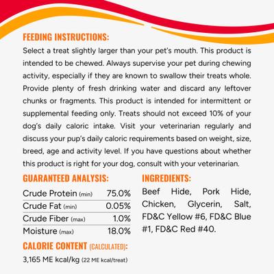 Show full view: Good 'n' Fun Triple Flavor Twist Sticks Pork, Beef & Chicken Dog Treat Chew, 70 count slide 8 of 10