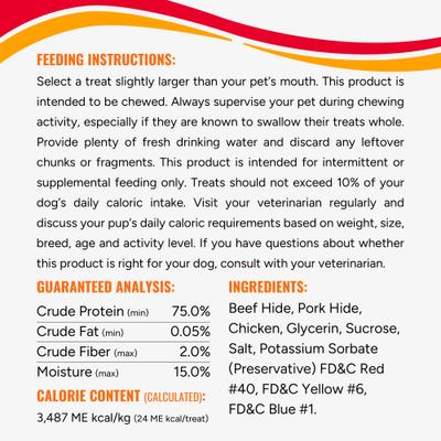 Show full view: Good 'n' Fun Triple Flavor Twist Sticks Pork, Beef & Chicken Dog Treat Chew, 22 count slide 8 of 10