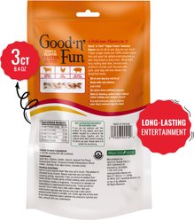 Good 'n' Fun Triple Flavor Twist Ropes Pork, Beef & Chicken Dog Treat Chews, Large, 3 count slide 2 of 9
