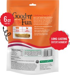 Good 'n' Fun Stuffed Twists with Chicken Liver & Pork Dog Treat Chew, 6 count slide 2 of 7