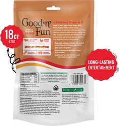 Good 'n' Fun Triple Flavor Twists Sticks Chicken, Peanut Butter & Pork Dog Treat Chew, 18 count slide 2 of 8