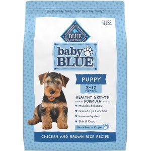 Blue Buffalo Baby Blue Healthy Growth Formula Natural Chicken & Brown Rice Recipe Puppy Dry Food, 11-lb bag