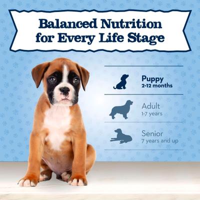 Show full view: Blue Buffalo Baby Blue Healthy Small Breed Growth Formula Natural Chicken & Oatmeal Rice Recipe Puppy Dry Food, 8-lb bundle slide 9 of 11