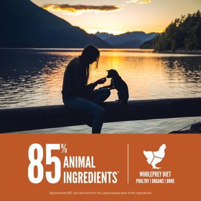 Show full view: ORIJEN Grain-Free High-Protein Small Breed Puppy Dry Dog Food, 4-lb bag slide 6 of 11