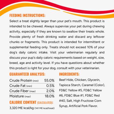 Show full view: Good 'n' Fun Triple Flavor Chicken Wrapped Beefy Spirals Dog Treat Chews, 3 count slide 8 of 10