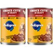 Show in main carousel: Pedigree Choice Cuts In Gravy Canned Soft Wet Dog Food, with Beef, 13.2-oz. cans, bundle of 2 slide 1 of 12